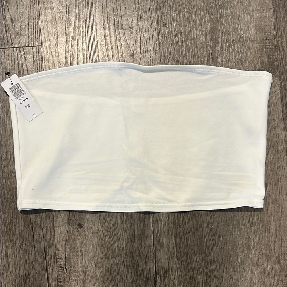 NWT TNA Classic White Tube Top